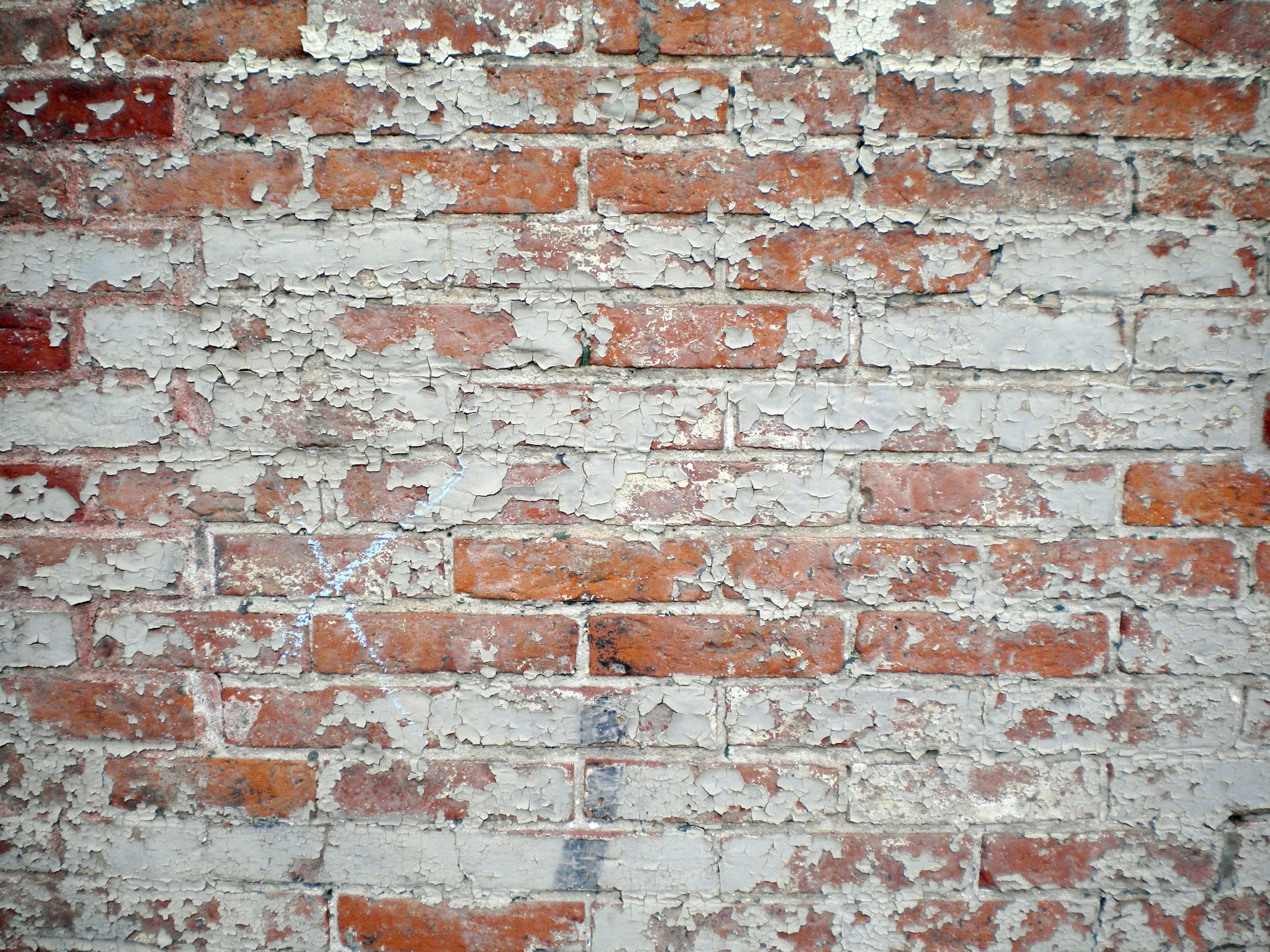 Brick Wall Peeling Paint Theshop Brainerd